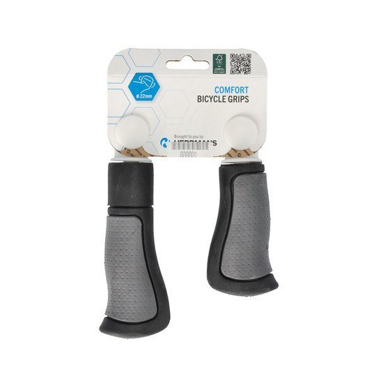 Herrmans handvatten Ergo DD08 90/120mm zwart/grijs