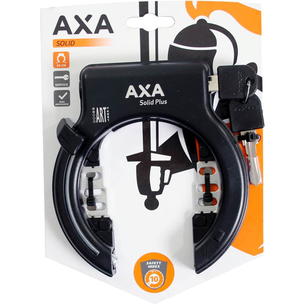 Axa ringslot Solid Plus zw