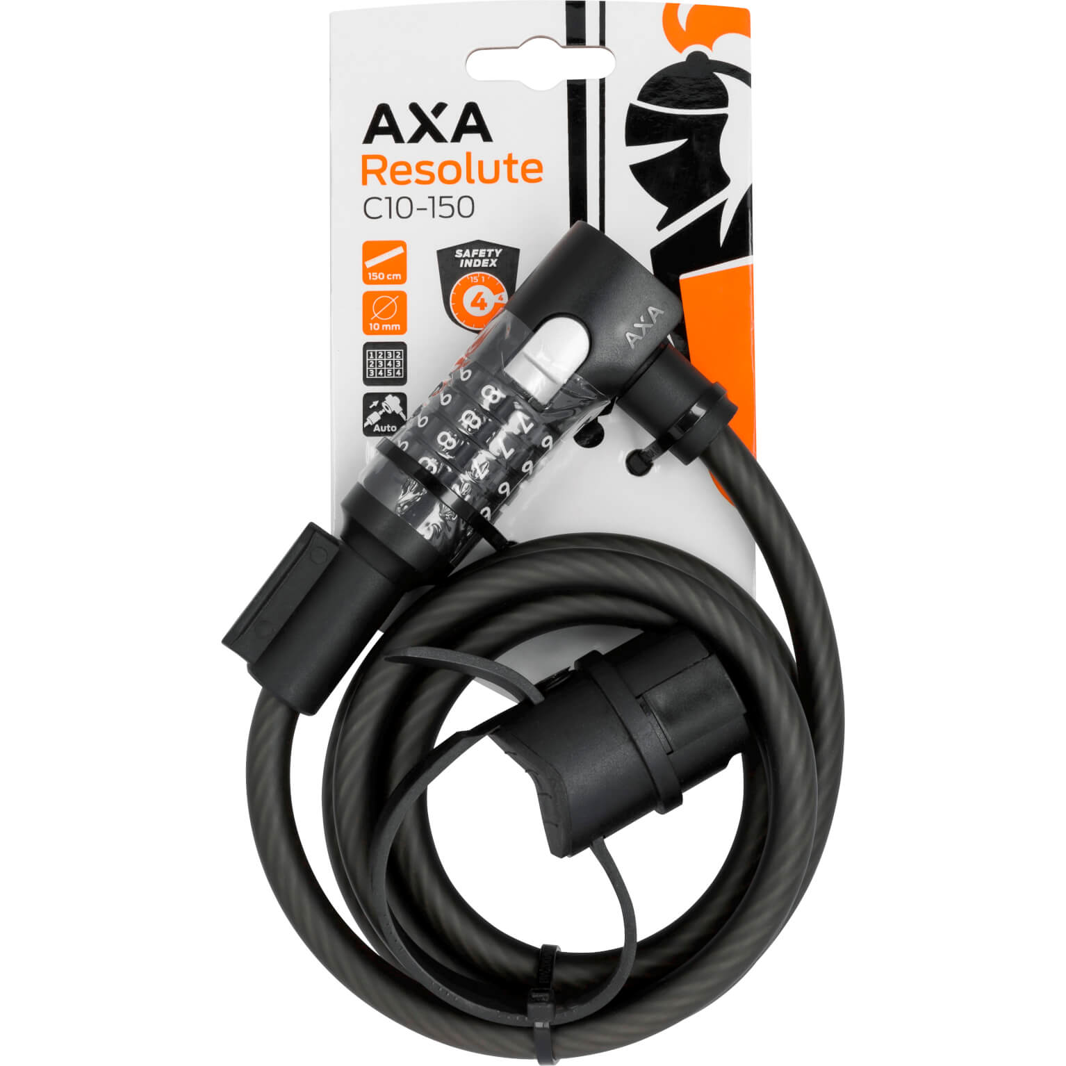 Axa kabelslot code Resolute C150/10
