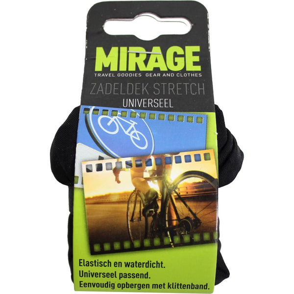 Mirage zadeldek universeel stretch nylon zwart